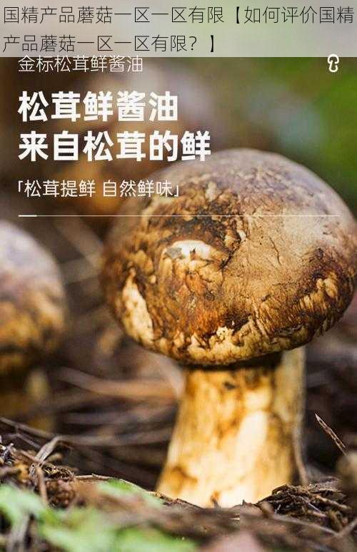 国精产品蘑菇一区一区有限【如何评价国精产品蘑菇一区一区有限？】