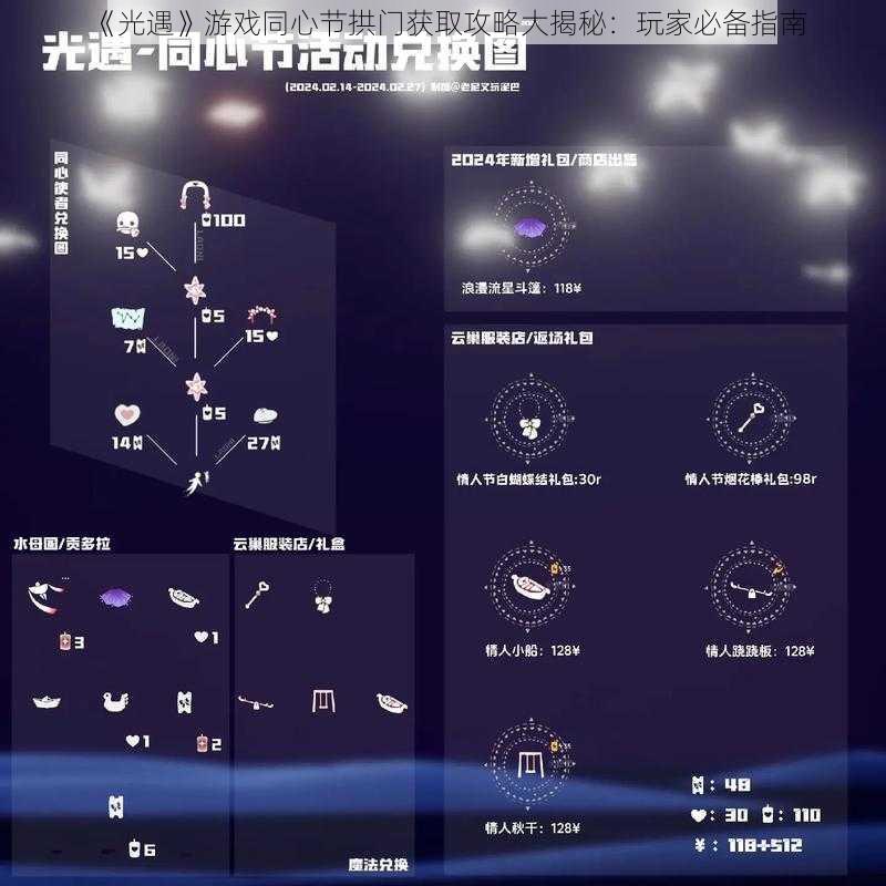 《光遇》游戏同心节拱门获取攻略大揭秘：玩家必备指南
