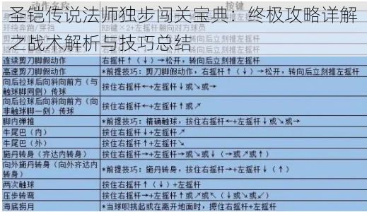 圣铠传说法师独步闯关宝典：终极攻略详解之战术解析与技巧总结