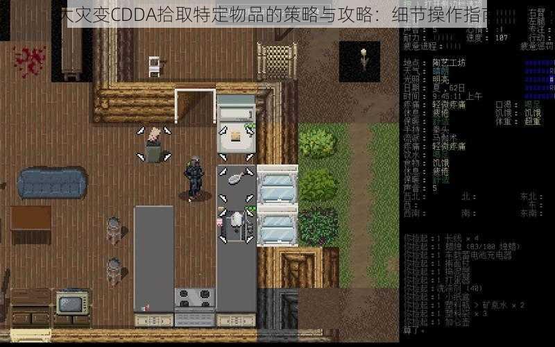 大灾变CDDA拾取特定物品的策略与攻略：细节操作指南