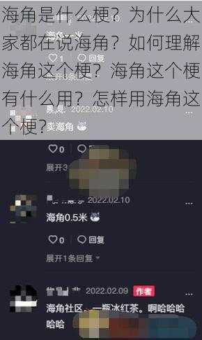 海角是什么梗？为什么大家都在说海角？如何理解海角这个梗？海角这个梗有什么用？怎样用海角这个梗？