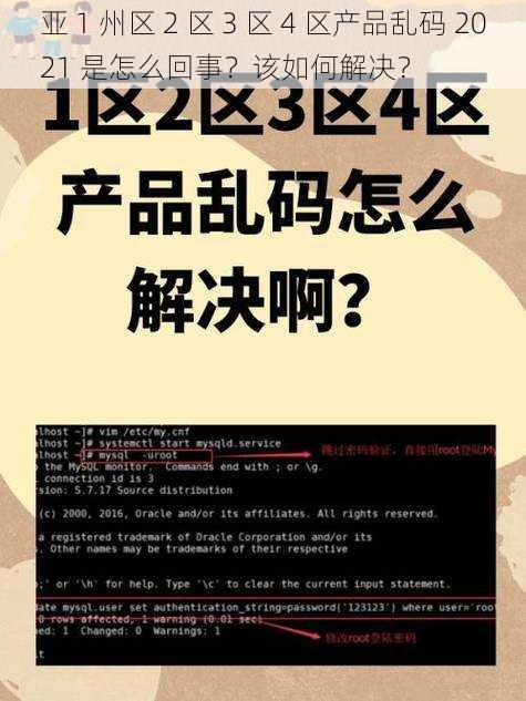 亚 1 州区 2 区 3 区 4 区产品乱码 2021 是怎么回事？该如何解决？