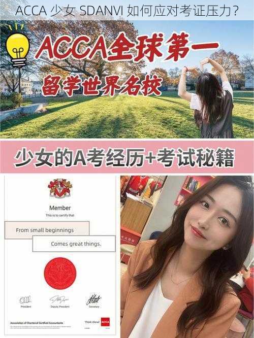 ACCA 少女 SDANVI 如何应对考证压力？