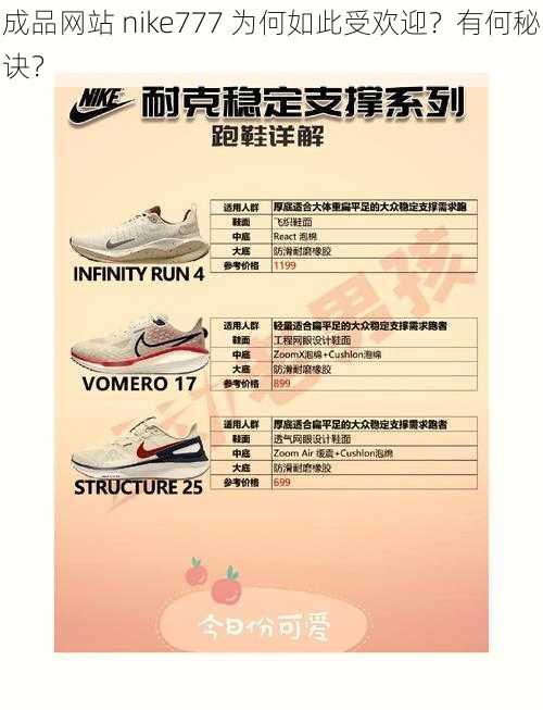 成品网站 nike777 为何如此受欢迎？有何秘诀？