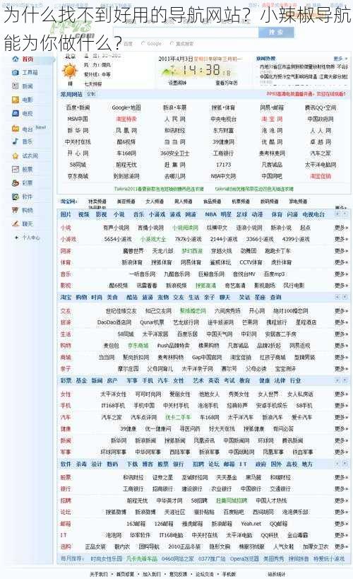 为什么找不到好用的导航网站？小辣椒导航能为你做什么？