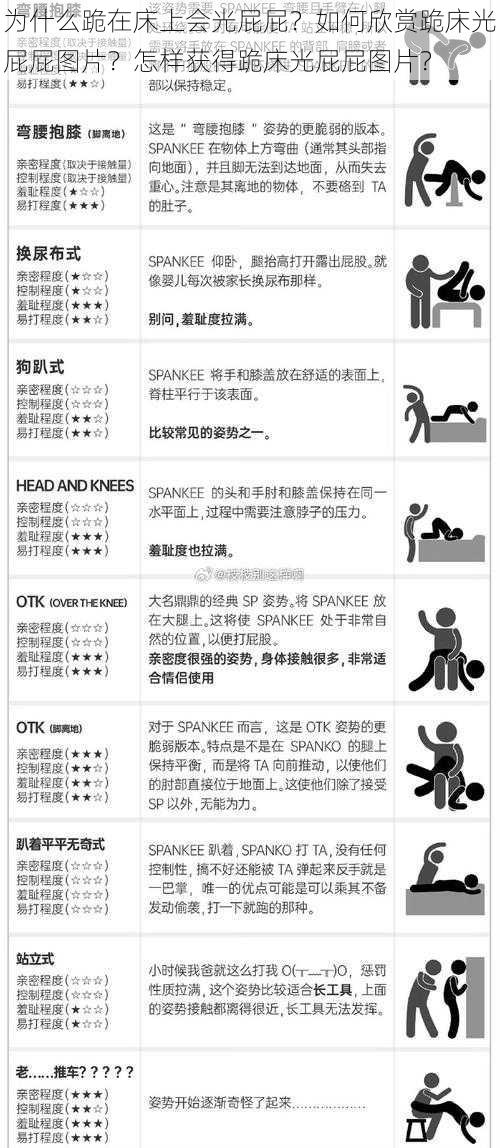 为什么跪在床上会光屁屁？如何欣赏跪床光屁屁图片？怎样获得跪床光屁屁图片？