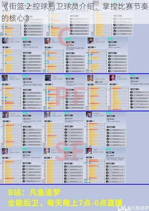 《街篮 2 控球后卫球员介绍：掌控比赛节奏的核心》