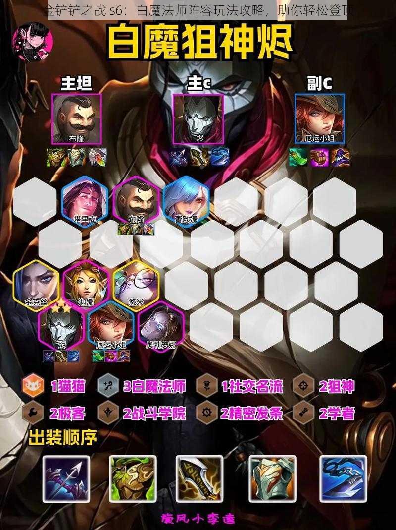 金铲铲之战 s6：白魔法师阵容玩法攻略，助你轻松登顶