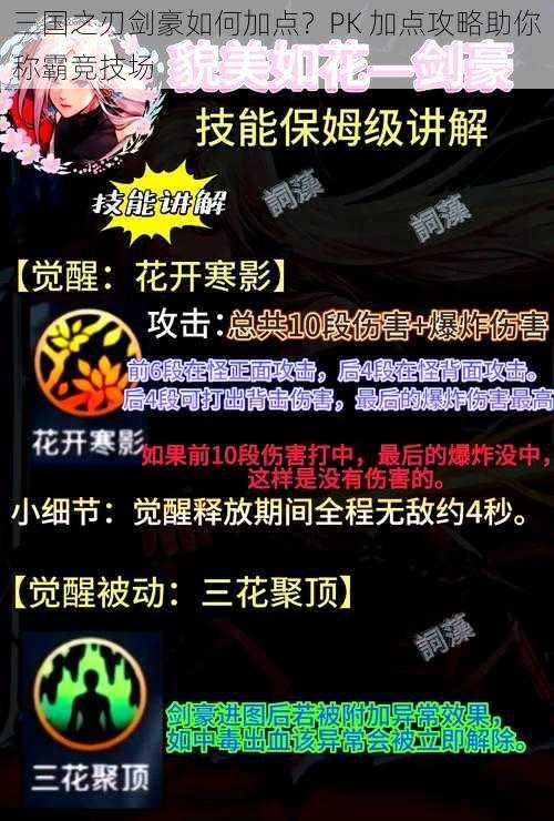 三国之刃剑豪如何加点？PK 加点攻略助你称霸竞技场