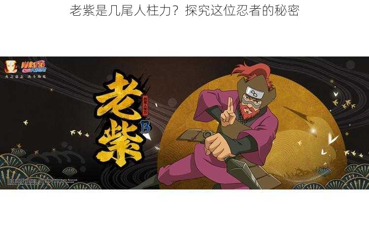 老紫是几尾人柱力？探究这位忍者的秘密